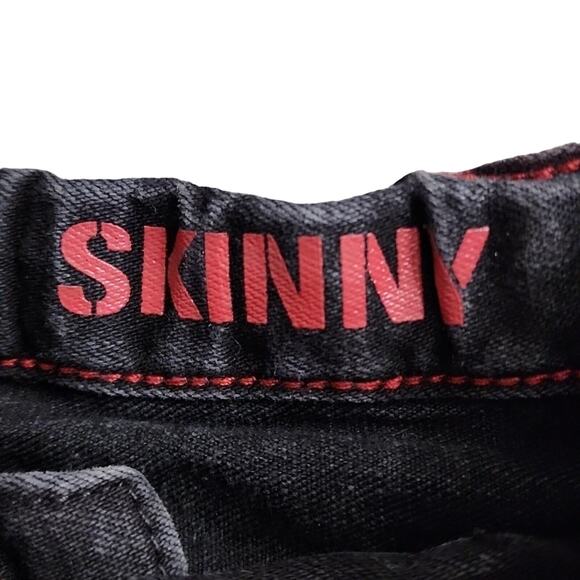 Tony Hawk Black Skinny Jeans, Boys 10 - Picture 5 of 7